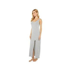 SPLENDID Long  Maxi Midi Night Gown Grey Polka ( S )